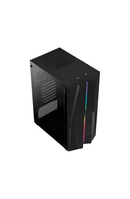 Gabinete Gamer Aerocool Mecha G Bk V Fan Rgb