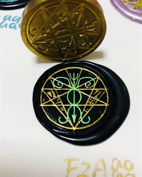 Cthulhu X Necronomicon Symbol Seal Wax Stamp Wax Stamp Wax Cthulhu