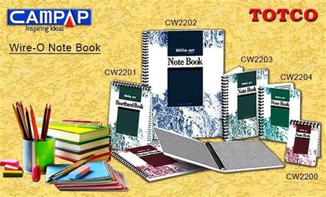 Campap Wire O Note Book 50 Sheets Totco Trading Sdn Bhd