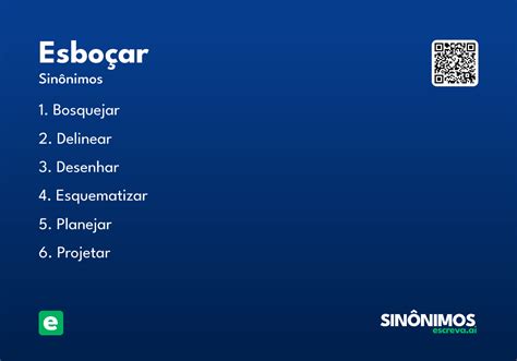 O Que Significa Esboçar - Esboçar - Significado e Sinônimo - escreva.ai