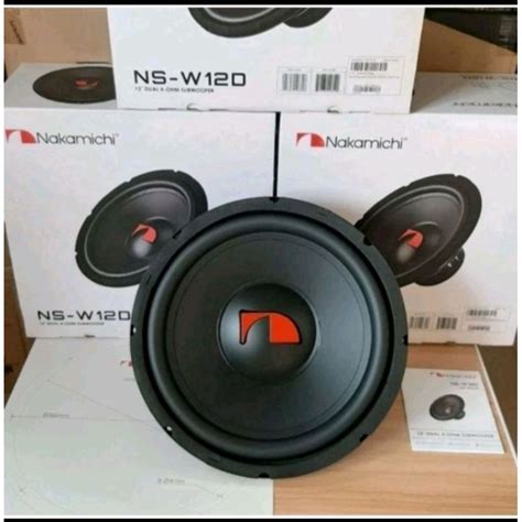 Jual Subwoofer Pasif Inch Nakamichi Ns W D Double Coil Original