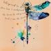 Dragonfly With Poem, DIGITAL PRINTS, Watercolor Wall Art Print, Inspiration of Nature, I Am the ...