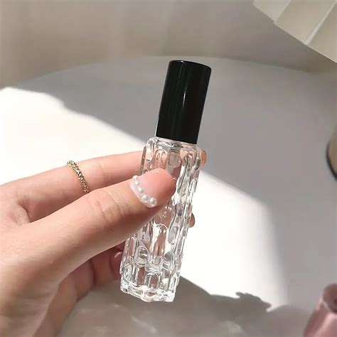 Rose Gold Aluminum Nozzle Refillable Perfume Atomizer 10ml Portable Oil