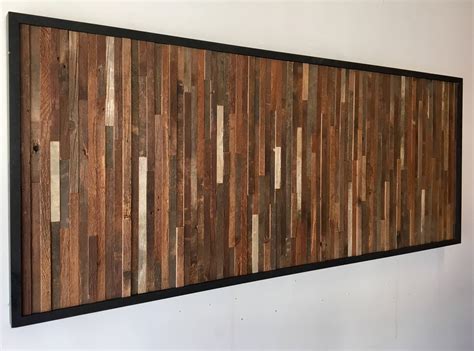 Reclaimed Barn Wood Wall Art Vertical Slats FREE SHIPPING Etsy