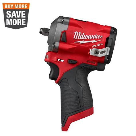 Milwaukee M12 12 Volt Lithium Ion Cordless 3 8 In Impact Wrench Tool