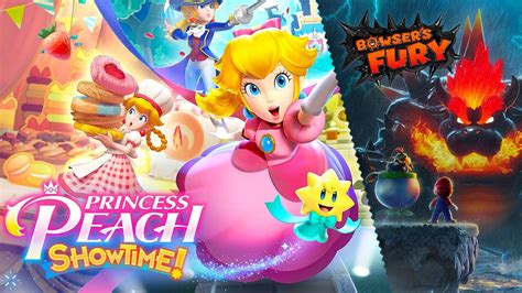 Princess Peach Showtime Bowsers Fury Full Game Walkthrough Hd