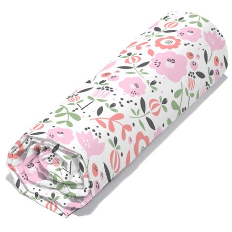 Drap Housse Enfant X Coton Bio Sur La Branche Rose Bonnet