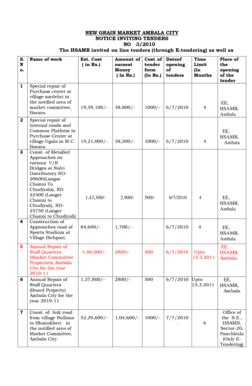 Fillable Online Hsamb Etenders Staff Quarters Doc Hsamb Etenders Fax