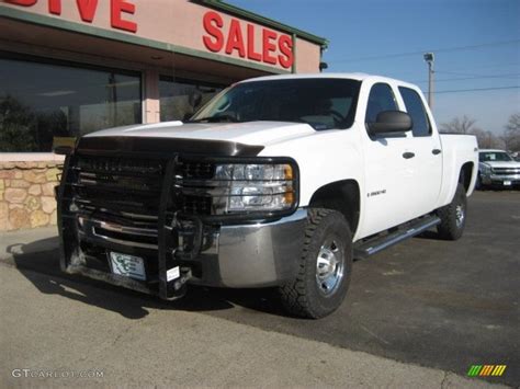 2009 Summit White Chevrolet Silverado 2500hd Ls Crew Cab 4x4 79200666 Photo 5