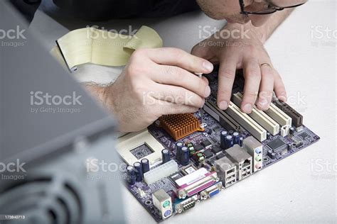 Computer Repair Stock Photo Download Image Now Adult Adults Only