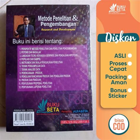 Jual Metode Penelitian Pengembangan Research Development Sugiyono