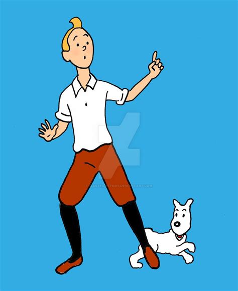 My Tintin and Snowy by gARY519mOORE on DeviantArt