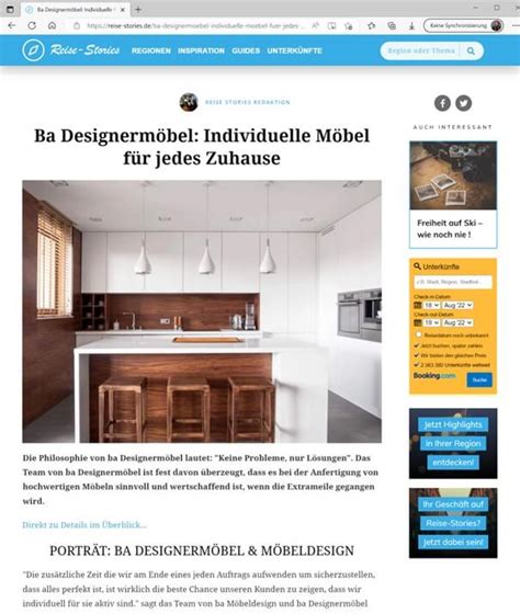 Über uns Schreiner ba Möbeldesign Schreinerei München