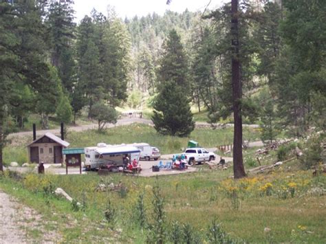 Lincoln National Forest Sleepy Grass Campground, Cloudcroft, NM - GPS ...