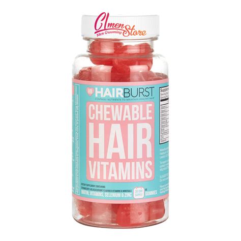 Kẹo dẻo HAIRBURST CHEWABLE HAIR VITAMINS chăm sóc tóc