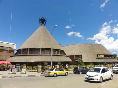 Lesotho - Basotho Hat in Maseru | Architecture, African house, Lesotho