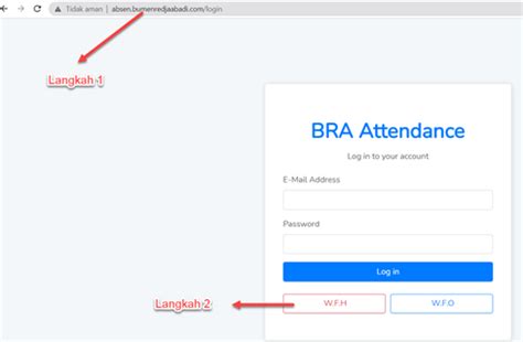 Cara Input Absensi Masuk Pada Saat Wfh Bra Helpdesk