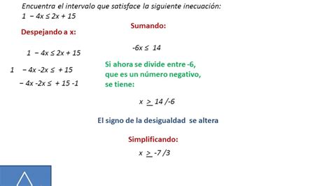 Intervalo De Una Inecuación Youtube