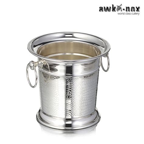 Awkenox Silver Steel Premium Finish Ice Bucket At Best Price In