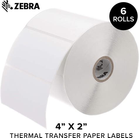 Amazon Zebra X In Thermal Transfer Polyester Labels Z