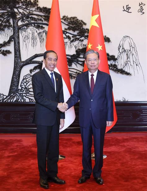 Brf China S Top Legislator Meets Indonesian President Xinhua