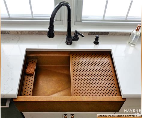 Copper Farmhouse Culinary Workstation Sink Nkba