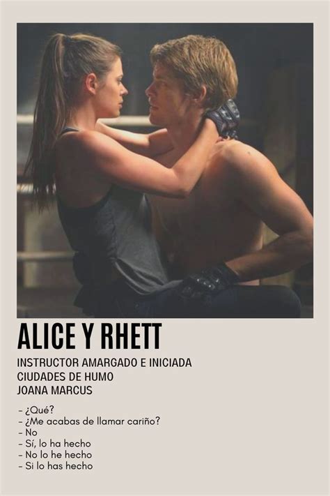 Alice Y Rhett P Steres De Libros Personajes De Libros Frases De