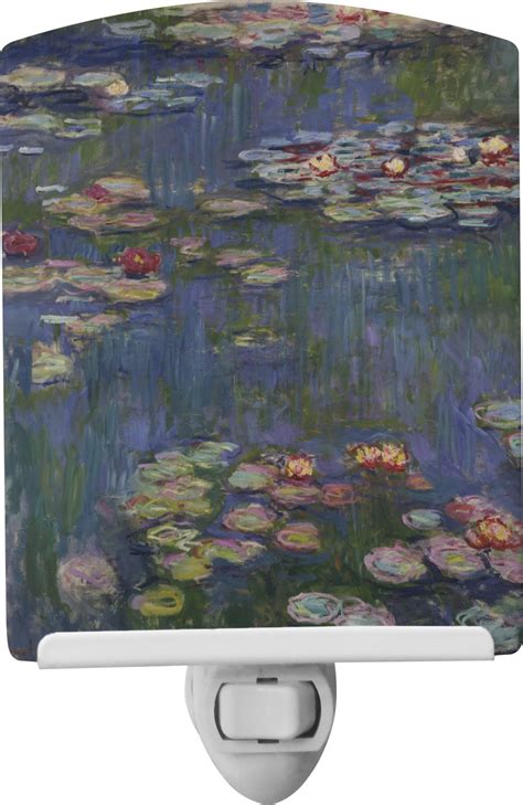 Water Lilies By Claude Monet Ceramic Night Light Youcustomizeit