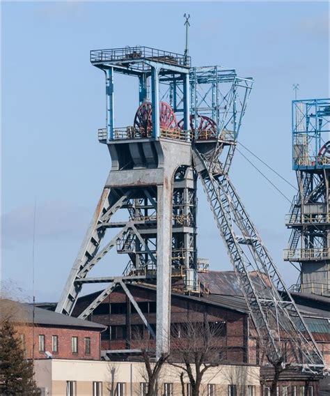 kwk Makoszowy Zabrze headframe above pit no 2 Viktor Mácha