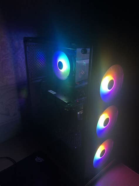 Корпус 1STPLAYER Fire Dancing V3-B 4x120mm LED V3-B-4F1 — купить по ...