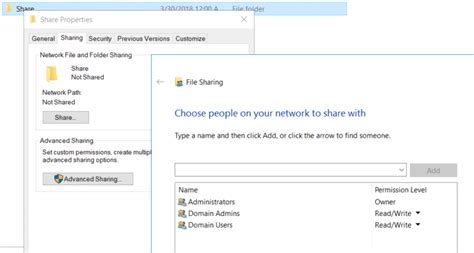 Windows File Sharing Best Practices