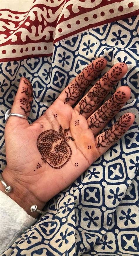 50 Timeless Allure Of Henna Designs Pomegranate Henna Art In 2023