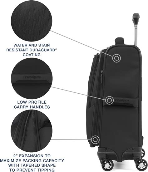 Travelpro Maxlite 5 Softside Expandable Luggage With 4 Spinner Wheels