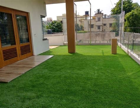 Green Artificial Grass Floor Mat, Rs 75 /sq ft Innovate Flooring | ID ...