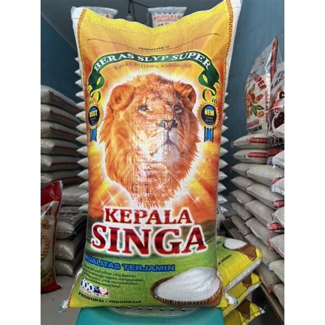 Jual Beras Premium Cap Kepala Singa Kg Kg Kg Shopee Indonesia