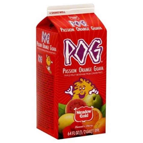 Meadow Gold POG Original Passion Orange Guava Juice, 1/2 gal - Kroger