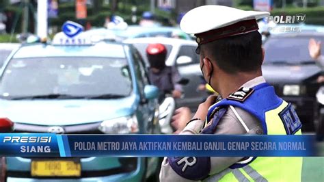 Pemberlakuan Ganjil Genap Di DKI Jakarta Video Dailymotion