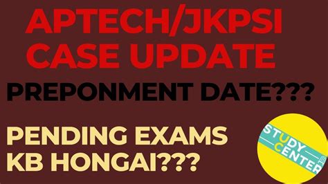 Aptech Case Hearing Update Jkpsi Court Case Hearing Jkssb Updates YouTube