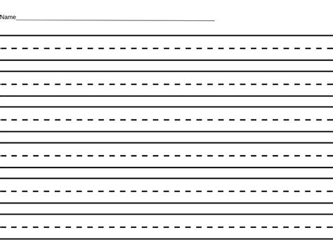 Primary Writing Paper With Picture Boxes And Without Multiple Levels