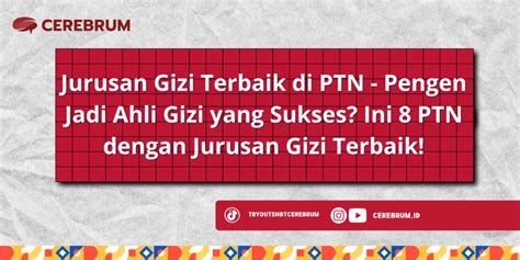 Jurusan Gizi Terbaik Di Ptn Pengen Jadi Ahli Gizi Yang Sukses