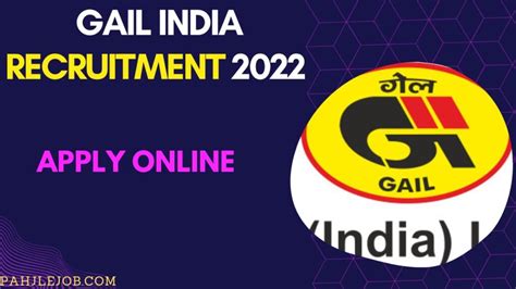 Gail India Recruitment Apply Online Pahle Job