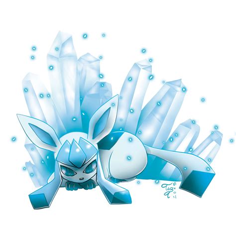 Eevee Evolutions Glaceon And Umbreon