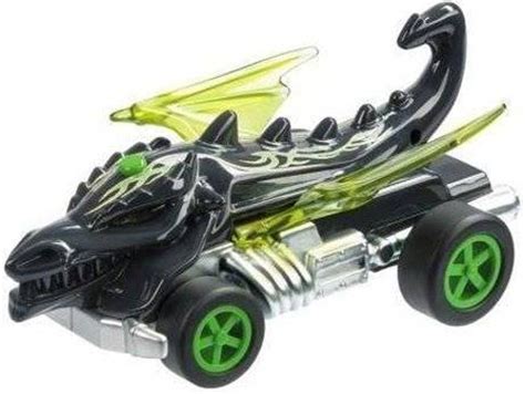 Coche Teledirigido Rc Hot Wheels Dragon Blaster Negro X X Cm