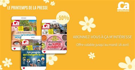 Printemps de la presse un abonnement à prix cadeau dans cet article