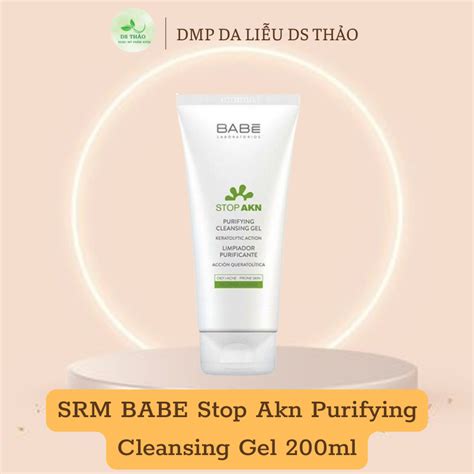 S A R A M T Cho Da D U M N Babe Stop Akn Purifying Cleansing Gel Ml