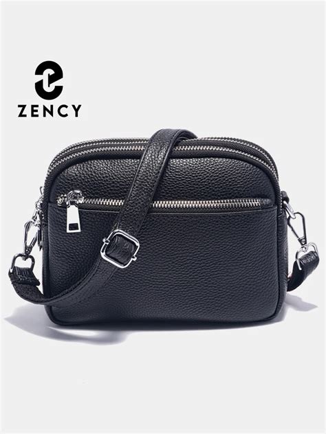 Zency Petit Sac Bandouli Re Zipp Pour Femme Sac Messager En Cuir V