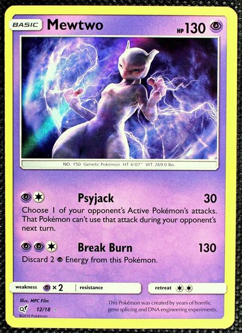 Mewtwo 12 Prices Pokemon Detective Pikachu Pokemon Cards