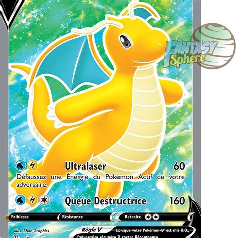 Dracolosse V Full Art Ultra Rare 76 78 Epee Et Bouclier 10 5