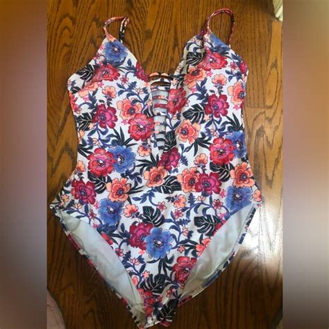 Time And Tru Swim Swim Bathing One Piece Suit Time Tru Xl 6 Poshmark