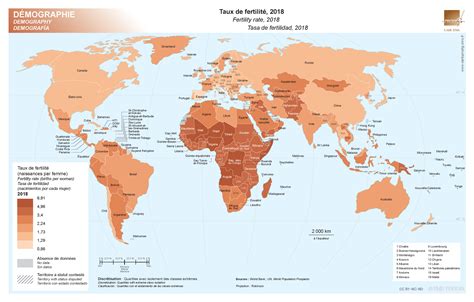 Taux De Fertilit Naissances Par Femme Cartoprodig Des